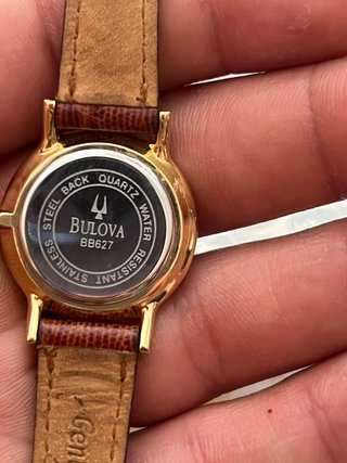 Orologio Bulova Donna Oro Quarzo Pelle Marrone