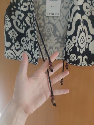 Chaleco Zara Estampado Talla M
