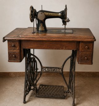 Máquina de coser Singer antigua