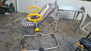 Hamaca para bebé con barra de seguridad