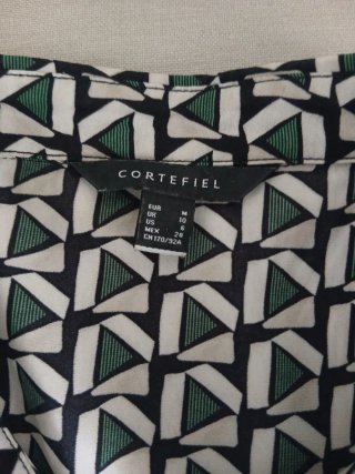 Camisa Estampada Cortefiel Talla M