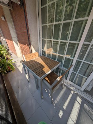 Mesa y 2 Sillas Exterior IKEA SJALLAND