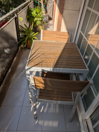 Mesa y 2 Sillas Exterior IKEA SJALLAND