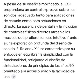 Roland JX-1 Sintetizador