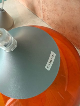 Lampada a Sospensione Vintage Retrò Arancione Grigio