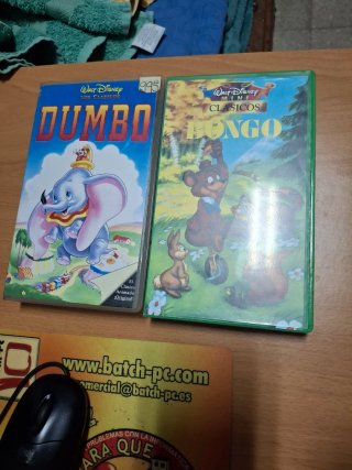 2 Películas Disney VHS Clásicos (Español)