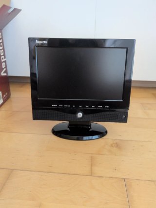 TV LCD 9 DVD TDT Aspects Negra