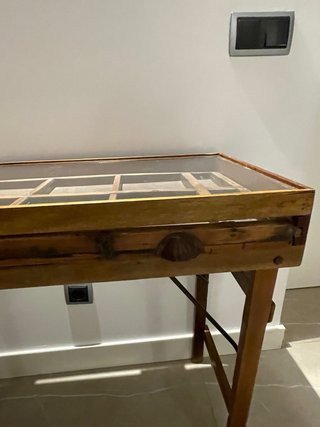 Consola antigua de imprenta