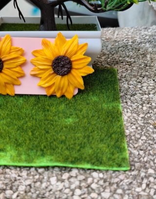 Pendientes Flor Girasol