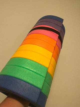 Esterilla Colores Arco Iris