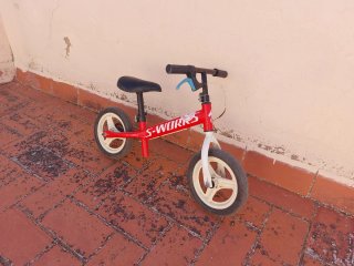 Bicicleta infantil sin pedales
