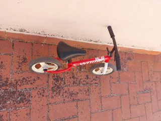 Bicicleta infantil sin pedales