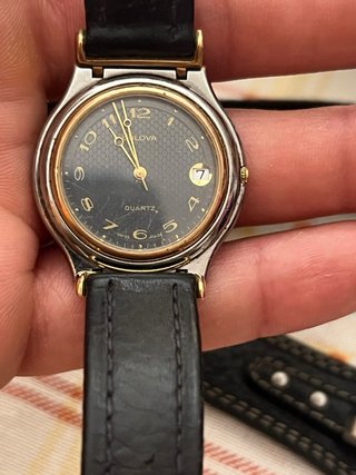Orologio Bulova Quarzo Oro Argento Funzionante