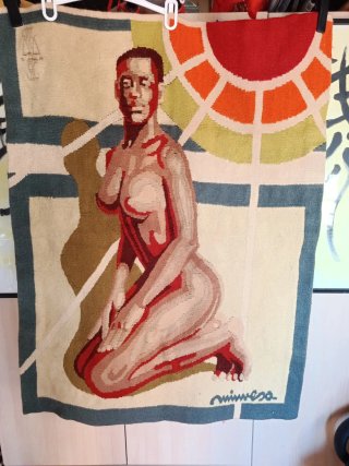 Tapiz MINUESA original.De tapices Aymat Sant Cogat