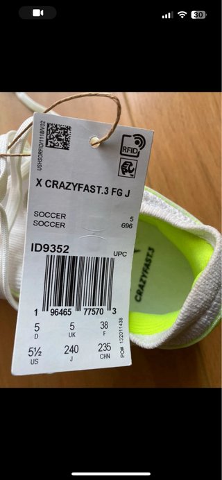 Botas de fútbol Adidas X Crazyfast