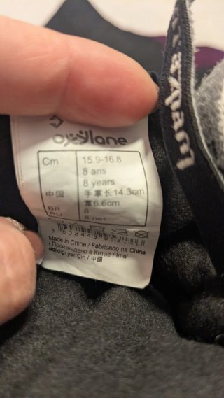 Manoplas Oxylane Talla 8 años