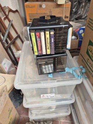 2 Organizador de Cintas VHS Negro