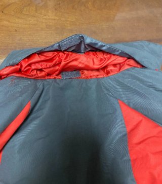 Chaqueta Up niño gris y roja