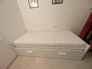 Cama nido/extensible IKEA BRIMNES + 2 colchones A