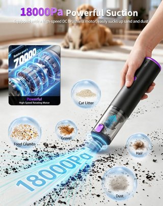 Aspiradora de mano portátil USB
