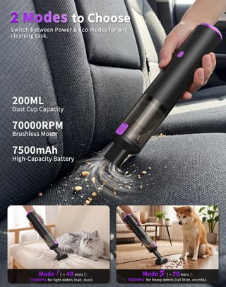 Aspiradora de mano portátil USB