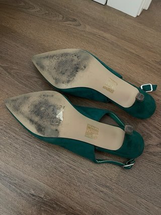Zapatos de tacón Marypaz verdes talla 39