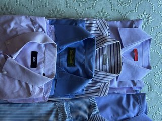 Lote 6 Camisas Vestir Manga Corta