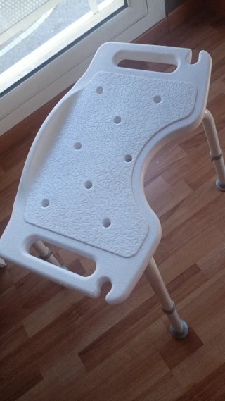 Banco Ducha Blanco Asiento Baño