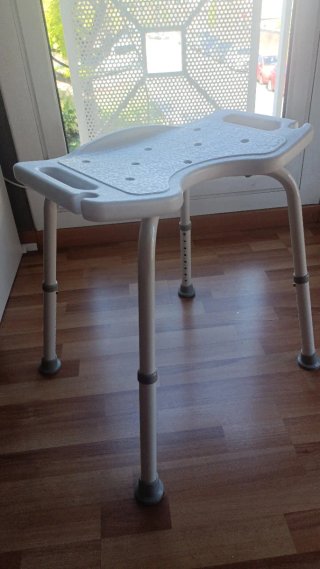 Banco Ducha Blanco Asiento Baño
