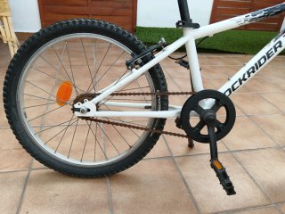 Bicicleta BMX Rockrider Blanca