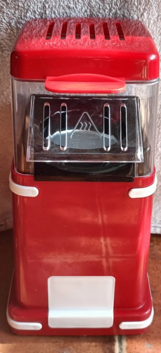 Máquina de palomitas roja