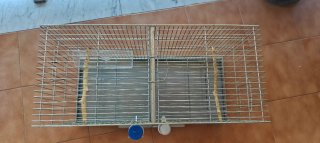 Jaula de cría 58cm periquitos, canarios