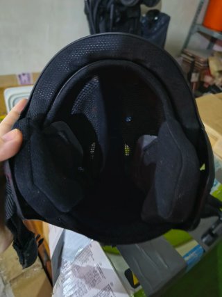 Casco infantil negro Decathlon
