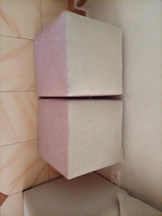 Sofá Rinconera Beige y Rosa + 8 Cojines