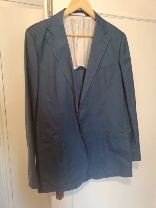 Americana Hackett Azul con rayas