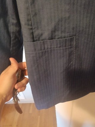 Americana Hackett Azul con rayas