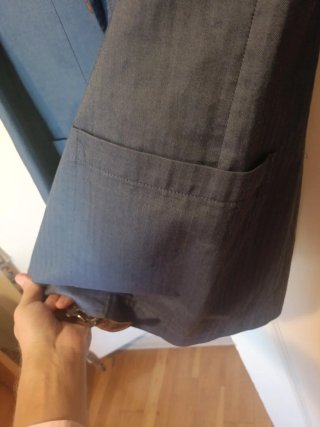 Americana Hackett Azul con rayas