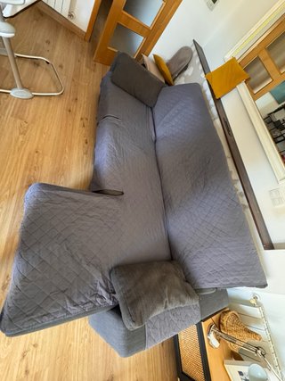 Sofá chaiselongue Vimle 2,66m con manchas