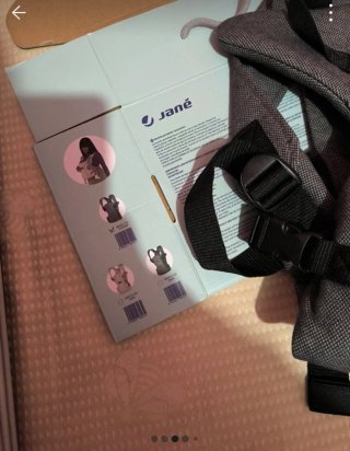 Mochila Porteo Jane Gris
