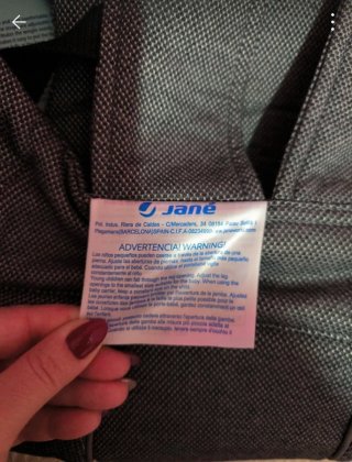 Mochila Porteo Jane Gris