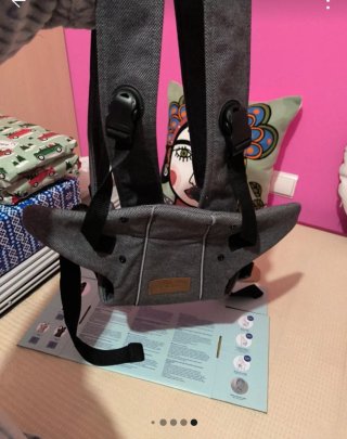 Mochila Porteo Jane Gris