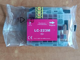 8 Cartuchos Tinta Brother LC223 (4 Colores)