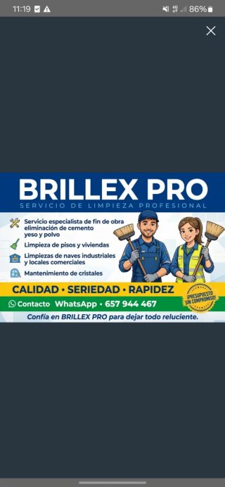 Servicio de limpieza profesional