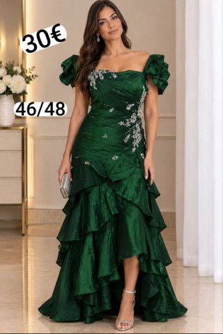 Vestido verde talla 46/48