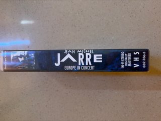 VHS Jean Michel Jarre - Europe In Concert