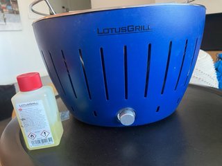 Barbacoa Lotus Grill sin humos azul