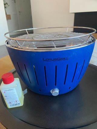 Barbacoa Lotus Grill sin humos azul