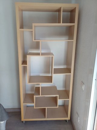 Estantería Decorativa Madera Beige