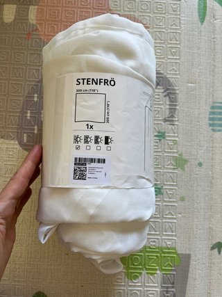 Cortina Ikea Stenfro 300x300cm Blanca