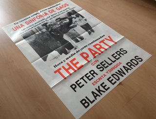 Cartel Cine El Guateque Peter Sellers 1968